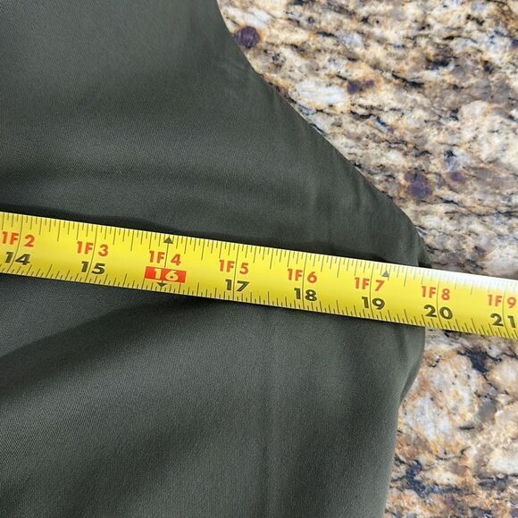 Venus Dark Green Halter Jewel Neck Tie Waist Jumpsuit Size 1X - Picture 11 of 13